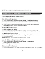 Preview for 25 page of Zte Obsidian User Manual And Safety Information