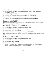 Preview for 26 page of Zte Obsidian User Manual And Safety Information