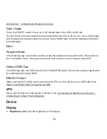 Preview for 57 page of Zte Obsidian User Manual And Safety Information