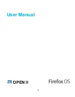 Zte OPEN II User Manual preview