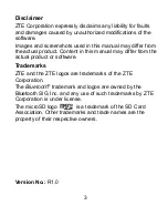 Preview for 3 page of Zte Open User Manual