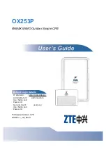 Preview for 1 page of Zte OX253P User Manual