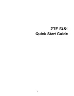 Предварительный просмотр 2 страницы Zte Public Mobile F451 Quick Start Manual