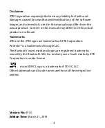 Preview for 3 page of Zte Quest 5 User Manual