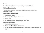 Preview for 105 page of Zte Reliance 3G Tab V9A User Manual