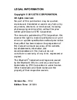 Preview for 2 page of Zte Render User Manual