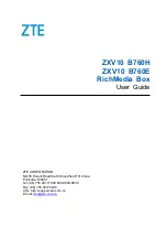 Preview for 1 page of Zte RichMedia Box User Manual