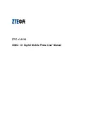 Предварительный просмотр 1 страницы Zte S130 User Manual