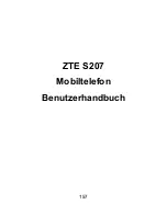 Preview for 159 page of Zte S207 User Manual