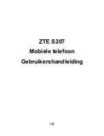 Preview for 194 page of Zte S207 User Manual