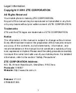 Zte S521 Manual предпросмотр