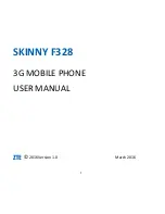 Предварительный просмотр 1 страницы Zte SKINNY F328 User Manual