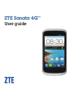 Zte Sonata 4G User Manual preview