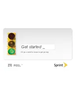 Preview for 1 page of Zte Sprint PEEL Get Started