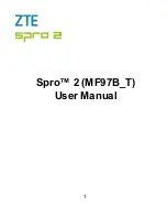 Preview for 1 page of Zte Spro 2 User Manual