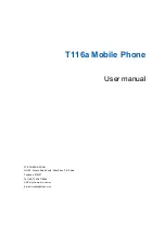 Zte T116a User Manual предпросмотр