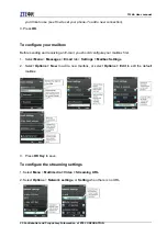 Preview for 24 page of Zte T116a User Manual