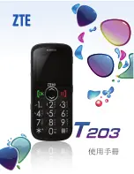 Zte T203 User Manual предпросмотр