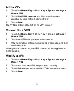 Preview for 50 page of Zte T22 User Manual