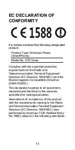 Preview for 11 page of Zte Tania Quick Start Manual