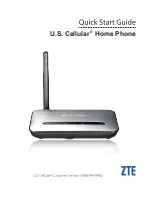 Zte U.S. Cellular Quich Start Manual preview