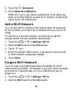 Preview for 40 page of Zte V72A User Manual