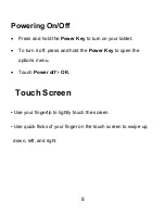 Preview for 8 page of Zte V72M Quick User Manual