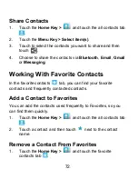 Preview for 72 page of Zte V790 User Manual