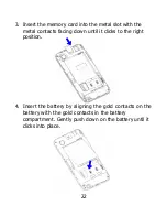 Предварительный просмотр 22 страницы Zte V807 User Manual