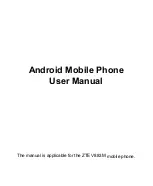 Zte V883M User Manual предпросмотр