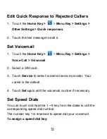 Предварительный просмотр 72 страницы Zte V967S User Manual