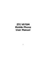 Zte V970M User Manual preview