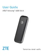 Zte Velocity USB Stick User Manual preview