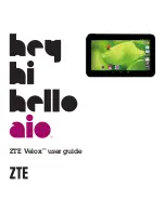 Zte Velox User Manual preview