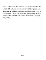 Preview for 188 page of Zte Warp Sequent User Manual