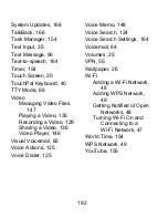 Preview for 192 page of Zte Warp Sequent User Manual