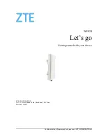 Zte WF824 Getting Started preview