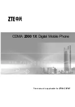 Предварительный просмотр 3 страницы Zte X767 User Manual