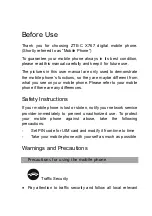 Предварительный просмотр 7 страницы Zte X767 User Manual