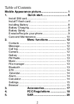 Preview for 2 page of Zte Z2317 Use Manual