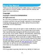 Preview for 2 page of Zte Z233V User Manual