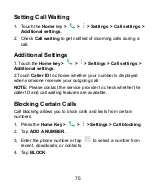 Preview for 75 page of Zte Z557BL User Manual