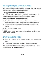 Preview for 104 page of Zte Z557BL User Manual