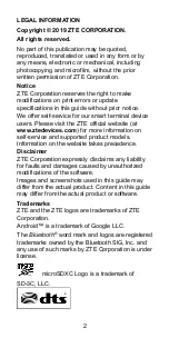 Preview for 2 page of Zte Z6530V User Manual