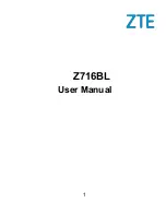 Zte Z716BL User Manual предпросмотр