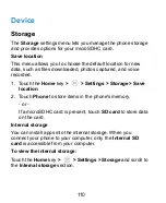 Preview for 110 page of Zte Z716BL User Manual