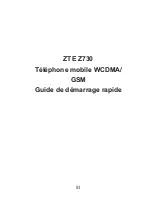 Preview for 53 page of Zte Z730 Quick Start Manual