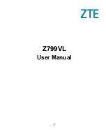 Preview for 1 page of Zte Z799VL User Manual