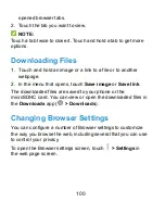 Preview for 100 page of Zte Z818L User Manual