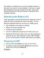 Preview for 17 page of Zte Z852 User Manual